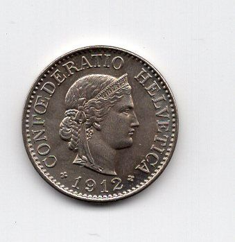 Tutti le monete: (975) Schweiz, 10 Rappen 1912, Prooflike, Super – Usato da Rüthi (Rheintal) venduto da erdnuessli1 1