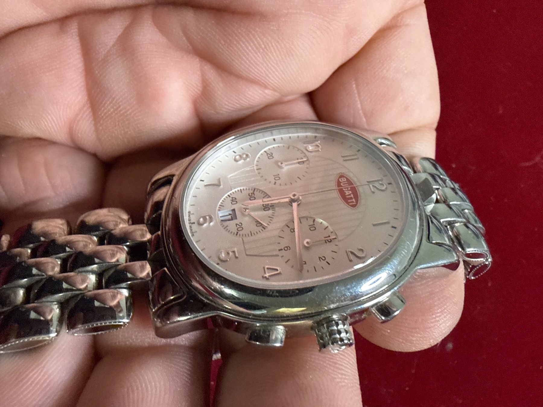 Uhren: Bugatti Chronograph Quarz 35.5 mm – Gebraucht aus Pfeffingen von Allhandelklgwatches 1