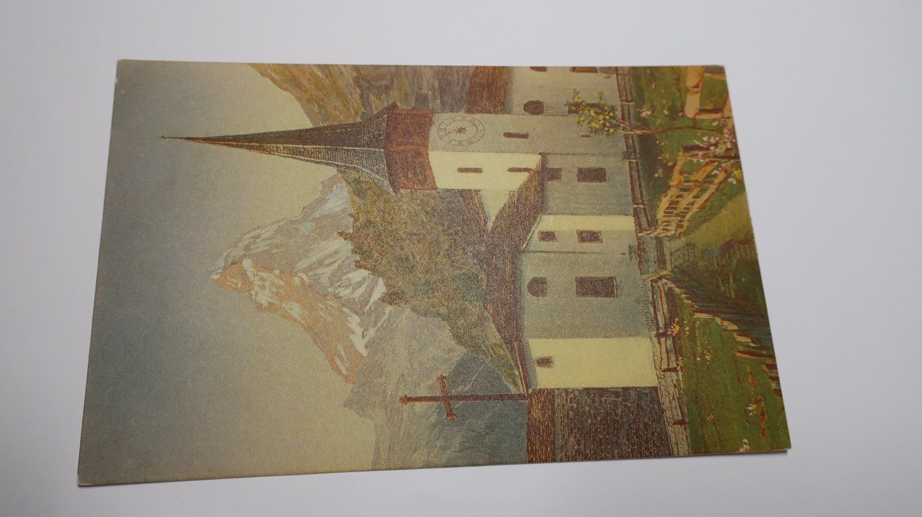 Cartoline postali: Die Kirche in Zermatt – Usato da Cormoret venduto da Pascalll2001 1