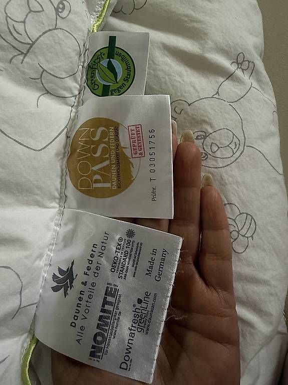 Decken: GREENFIRST Gold Entendaunen-Duvet  – Gebraucht aus Heerbrugg von Miss_Manzulli 2