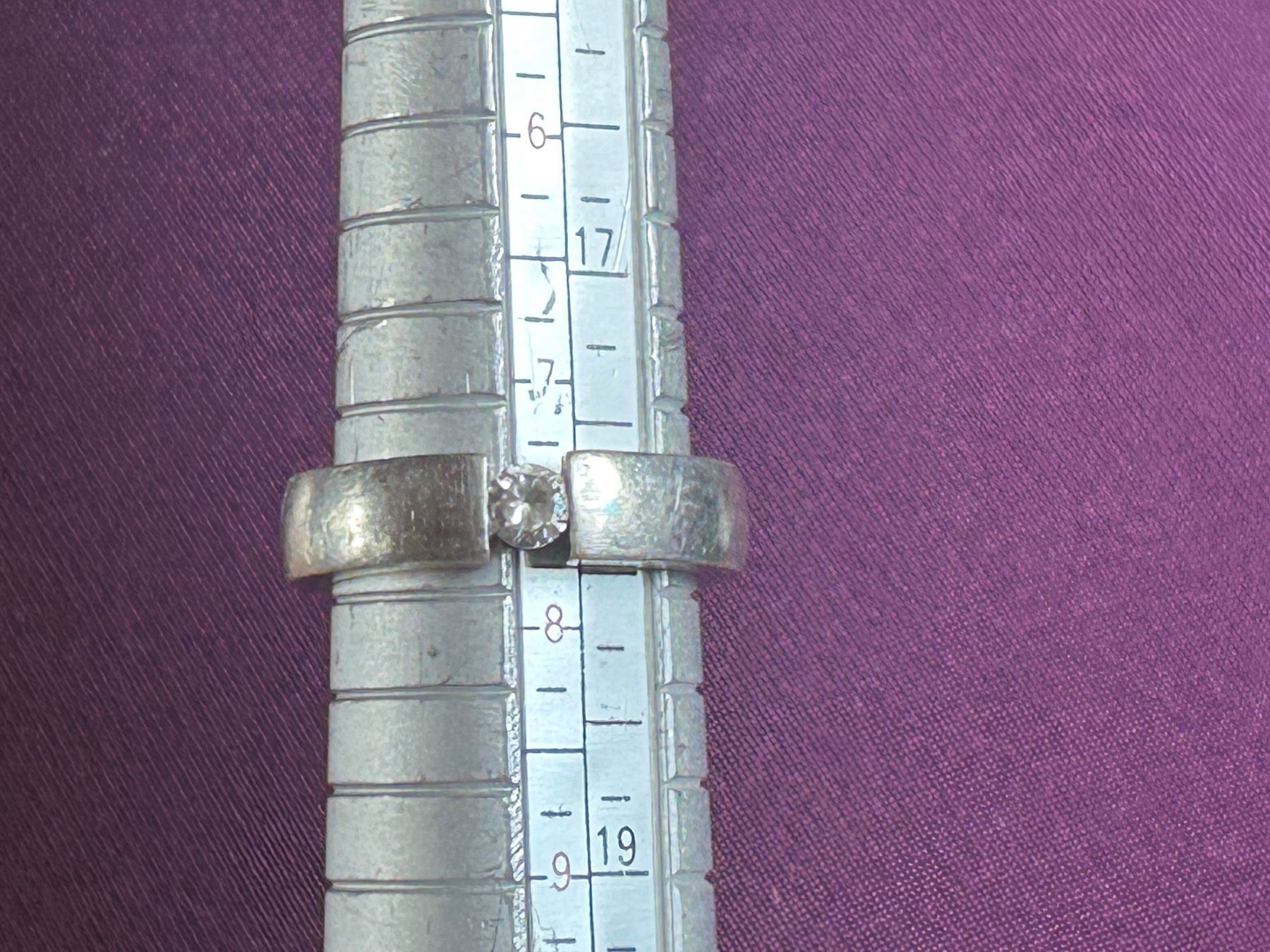 Ringe: Silber Ring mit Zirkonia Stein  (56/57) – Gebraucht aus Laufen von Bellebellezza 7