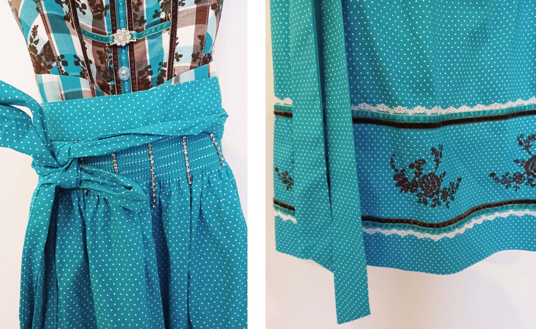 Vestiti: Dirndl Gr. 38 Spieth & Wensky mit 2 Schürzen – Usato da Niederrohrdorf venduto da Papillon_47 4