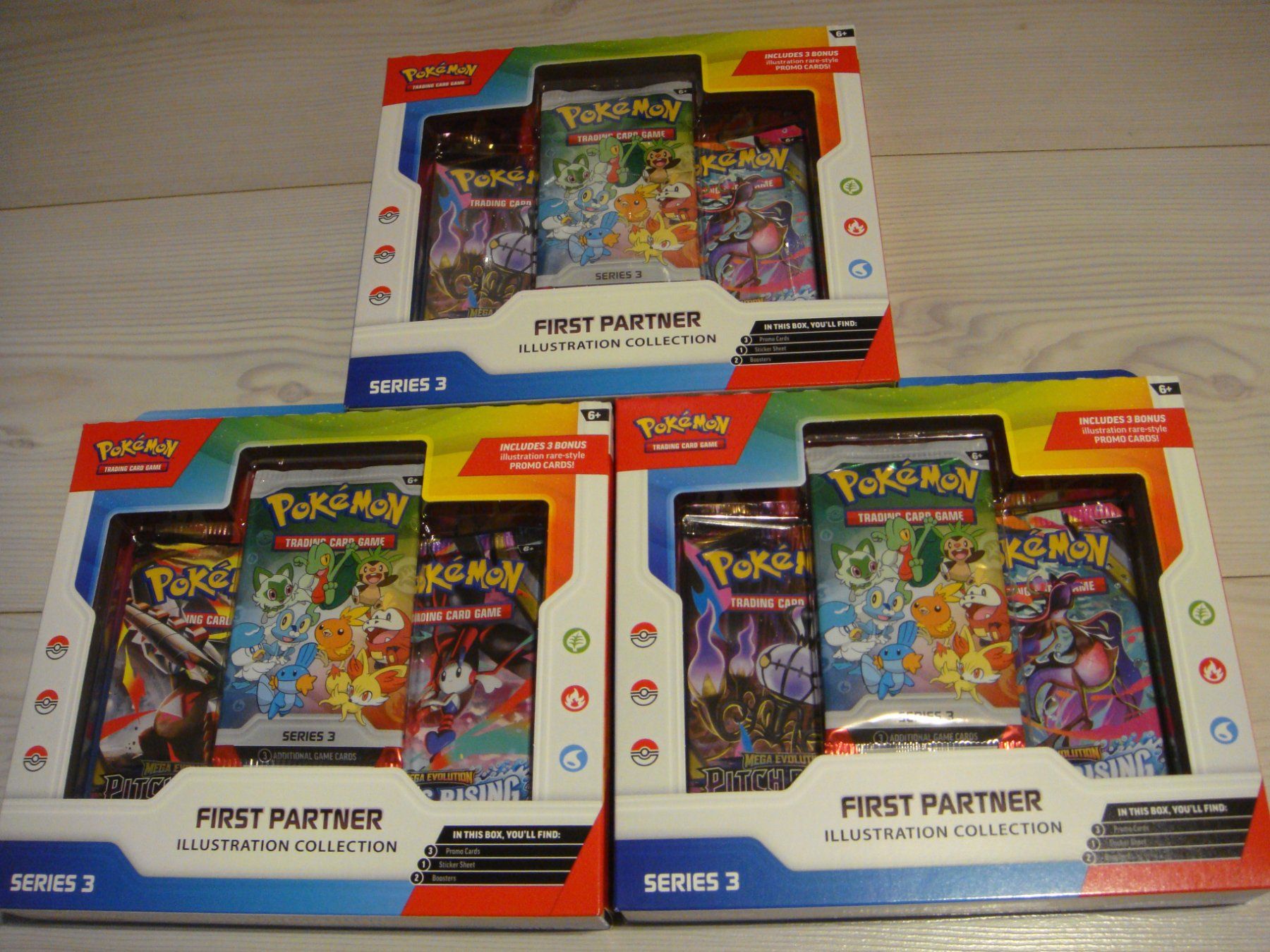 Pokémon Cartes à collectionner: 3x Box Pokemon First Partner Serie 3 EN – Neuf avec emballage d'origine à sugiez par Svicente