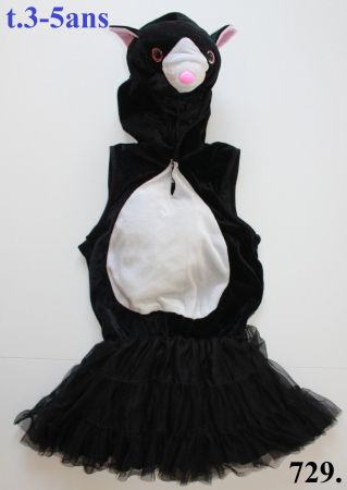 Costume chat noir/schwarze Katze t. 3 - 5 ans