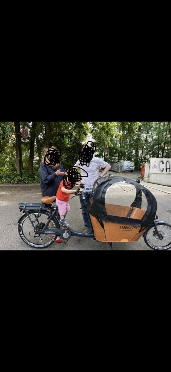 Babboe Vélos: Babboe Vélo Cargo avec support maxi cosy – D'occasion à Geneve par sophiemontalcini