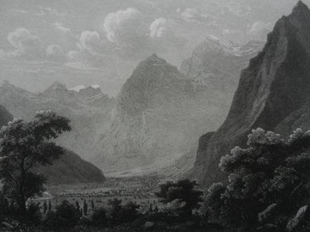 Incisioni: Blick gegen Glarus bei Weesen – Usato da Risch venduto da Rischli15 1