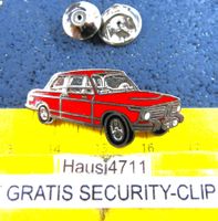 BMW 2002 ROT OLDI AUTO PIN ENAMEL mit SECURITY-CLIP