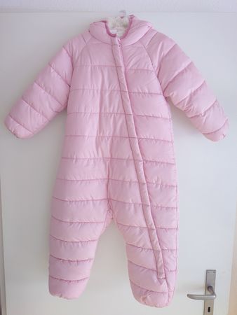 Kinder Schneeanzug gefüttert rosa, Grösse 98/104