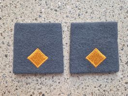 Gradabzeichen Patten Set Fachoffizier Militärpolizei
