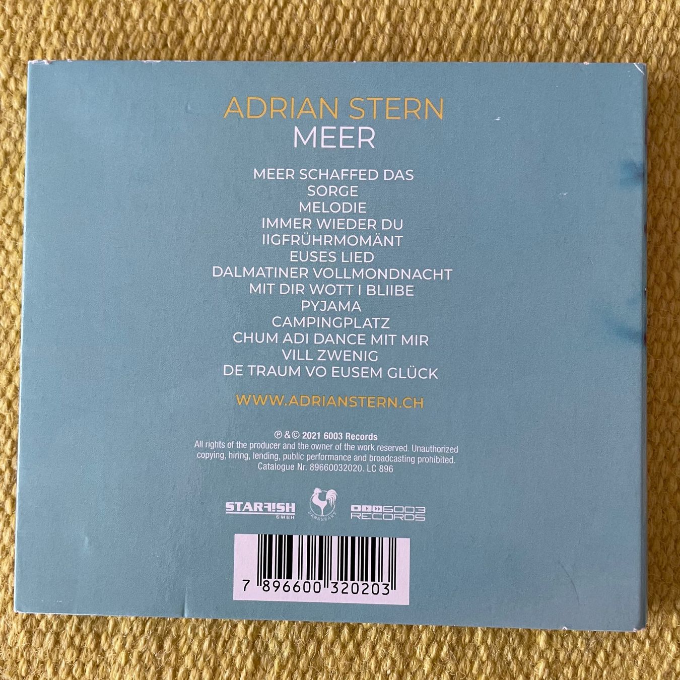 CD: ADRIAN STERN-MEER (DIGIPACK) – Usato da Rorschacherberg venduto da CD-Roli 1