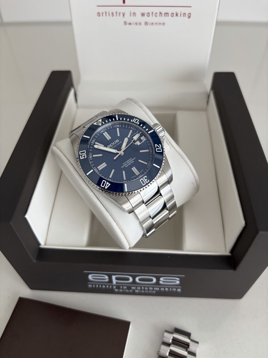 Epos Orologi: Neuwertige Epos 3504 Diver blau – Nuovo (secondo la descrizione) da Zürich venduto da masako 1