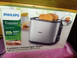 Philips Viva Toaster, neuwertig, breite Kammer, OVP!