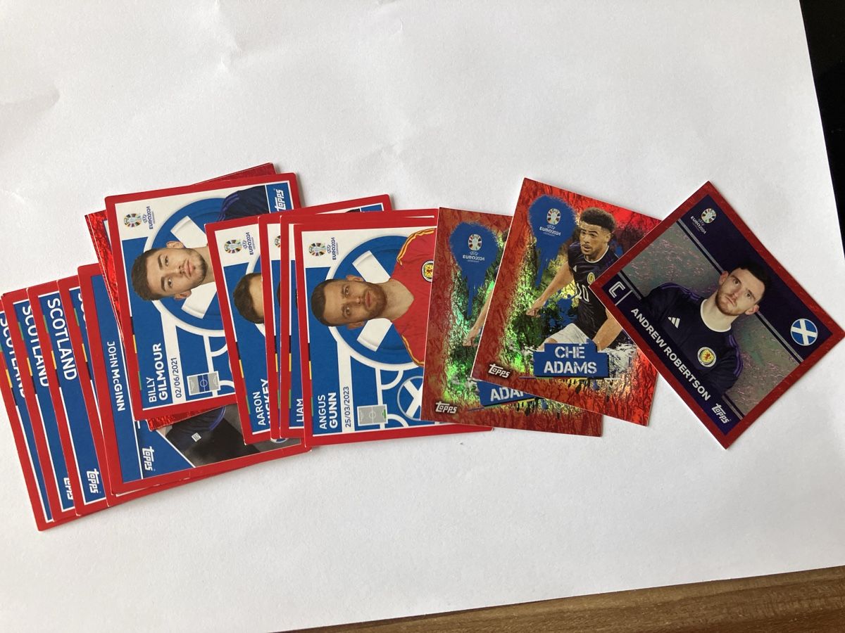 Topps Carte collezionabili: Topp Euro 2024 Scotland SET – Usato da Bülach venduto da gmeli84 1