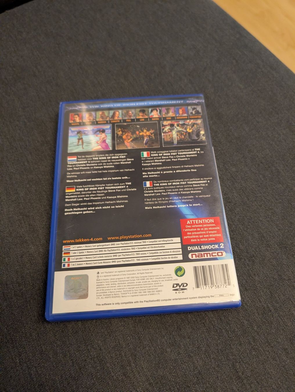 Giochi: Tekken 4 Sony playstation 2 – Usato da Giubiasco venduto da Ticinerd 1