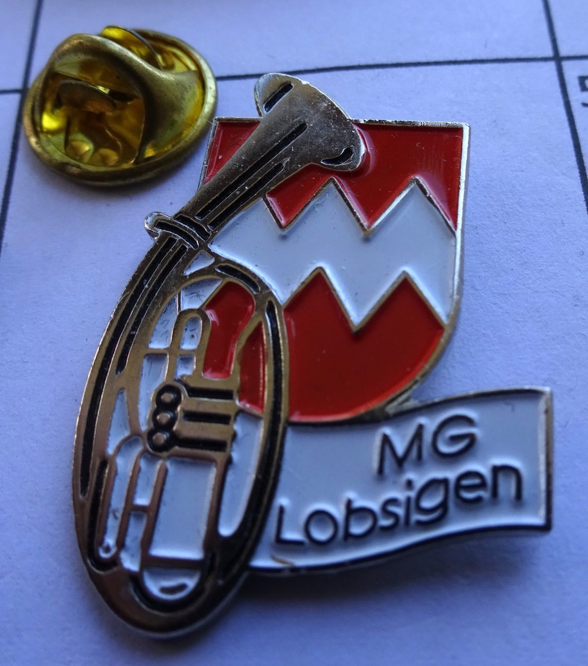 Plaketten & Abzeichen: Pin M G Lobsigen – Gebraucht aus Utzenstorf von BUtter81