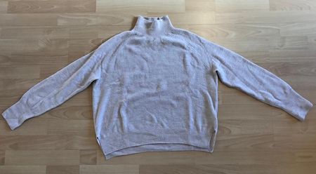 Rollkragenpullover hellrosa