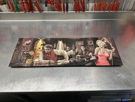 Cooles Retro Bar-Bild mit James Dean, Elvis, Marilyn 