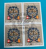4 er Block Nr.B 186 mit Vollstempel Bern