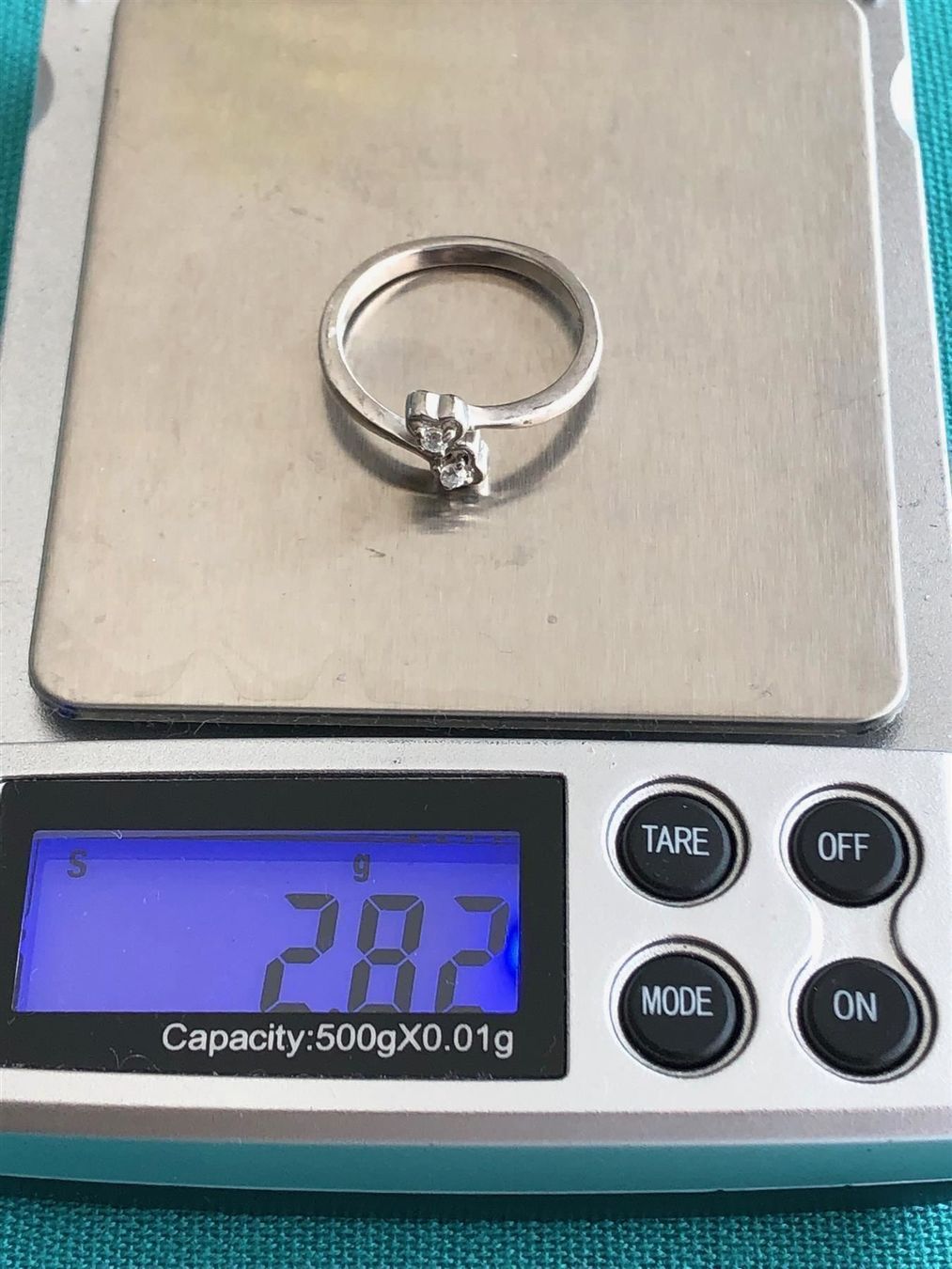 Anelli: Silber 925er Damen Ring mit Edelstein ++ – Usato da Steinhausen venduto da Super05 1