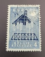 Belgien 1957 alte briefmarke