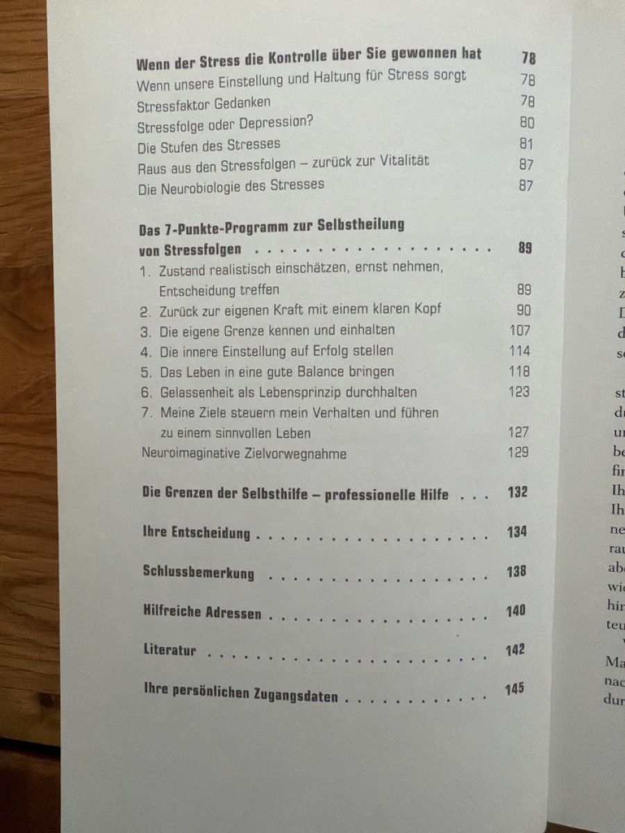 Libri: Soforthilfe bei Stress und Burn-out - Das Praxisbuch! – Usato da Hochdorf venduto da mal_82yg 4