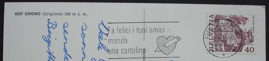 Ansichtskarten: GRONO Mesolcina – Gebraucht aus Jona von philajona 1