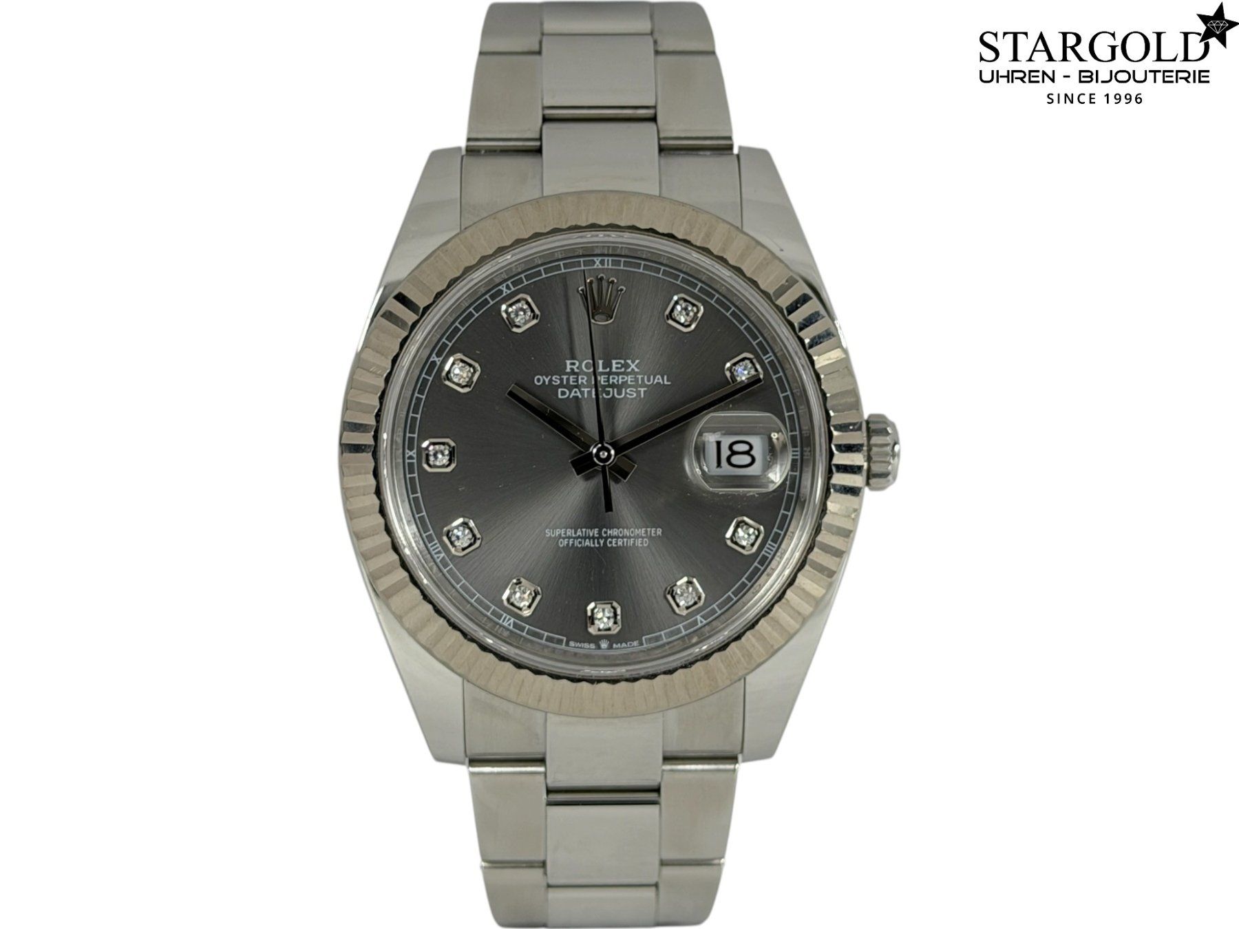 Rolex Orologi: Rolex Datejust 41 mit Diamanten - 126334 – Usato da Zürich venduto da Stargold-Uhren