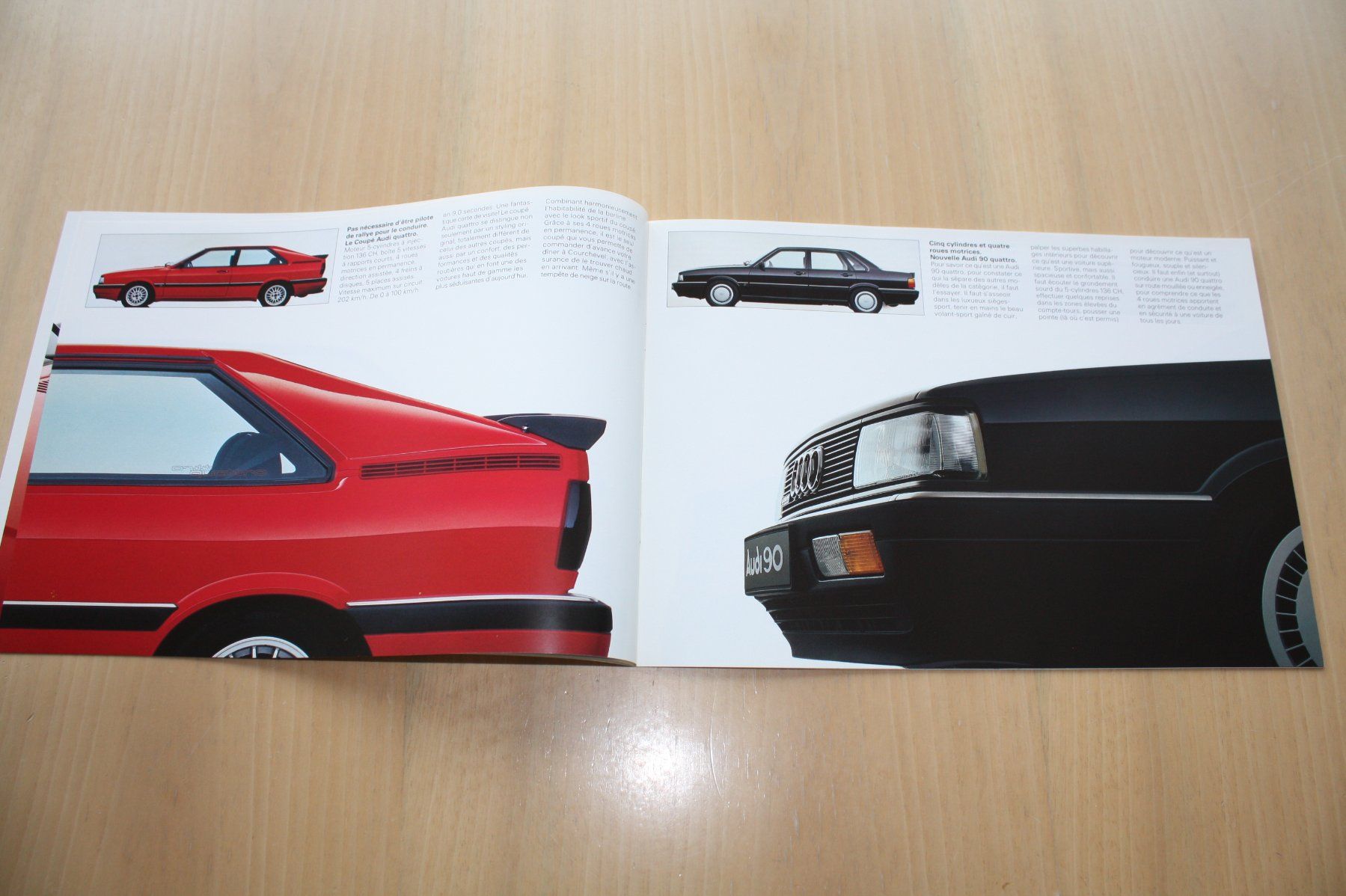 Audi Documenti: Audi Quattro Programm Prospekt 2/1985 Französisch – Usato da Wikon venduto da erwin400 3