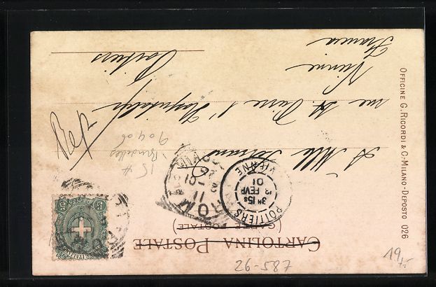 Cartes postales: Adolfo Hohenstein: Iris in inniger Umarm – D'occasion à Berlin par bartko-reher 1