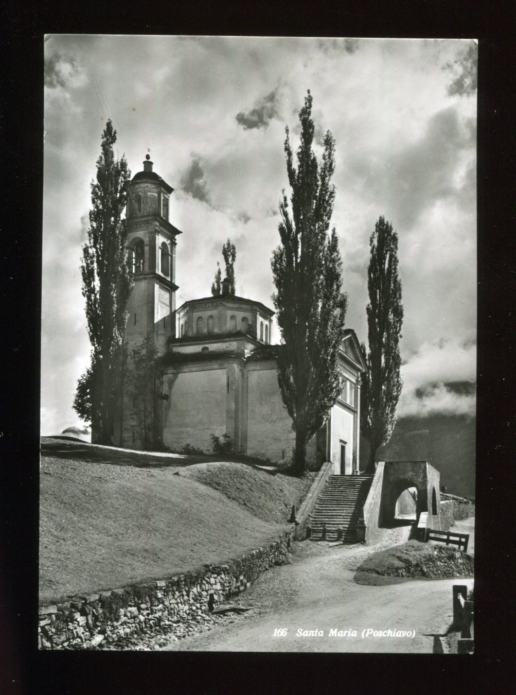 Cartoline postali: Poschiavo, Santa Maria – Usato da Aarau venduto da Elmaar41