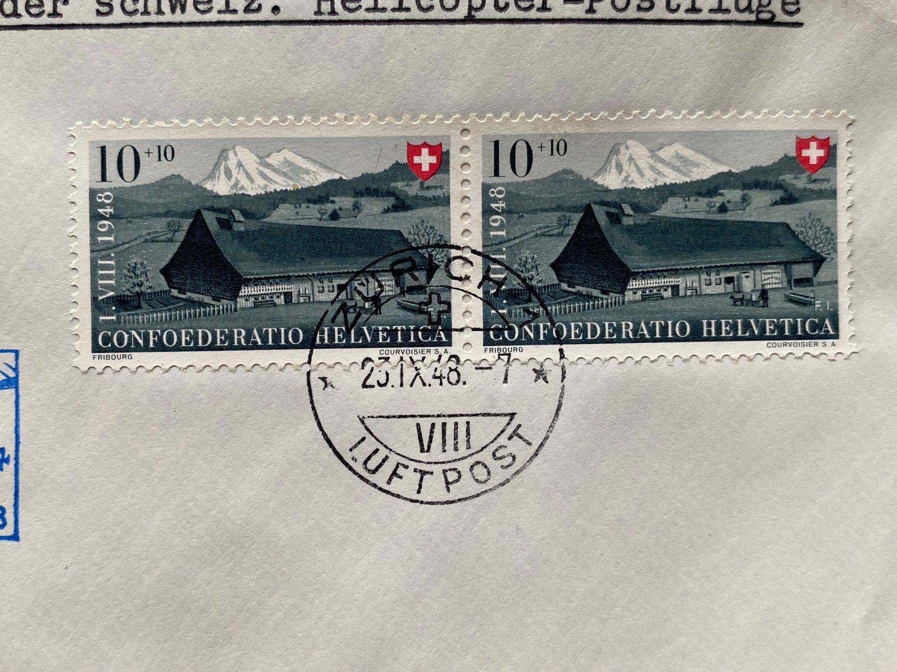 Tutti i francobolli: B39, Helicopter Post – Usato da Aarau venduto da hilde47 1