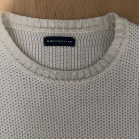 Herren Pullover NORTH SAILS weiss Grösse M guter Zustand