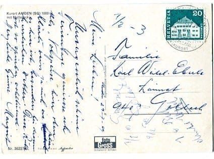 Cartes postales: SG - Amden, mit Mattstock – D'occasion à Ottikon b.Kemptth. par Neptun1974 1