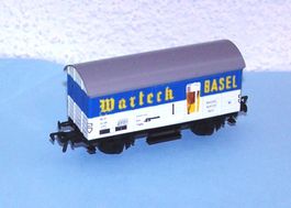 Fleischmann H0 5023 Warteck Bierwagen SB, Blech für Sammler
