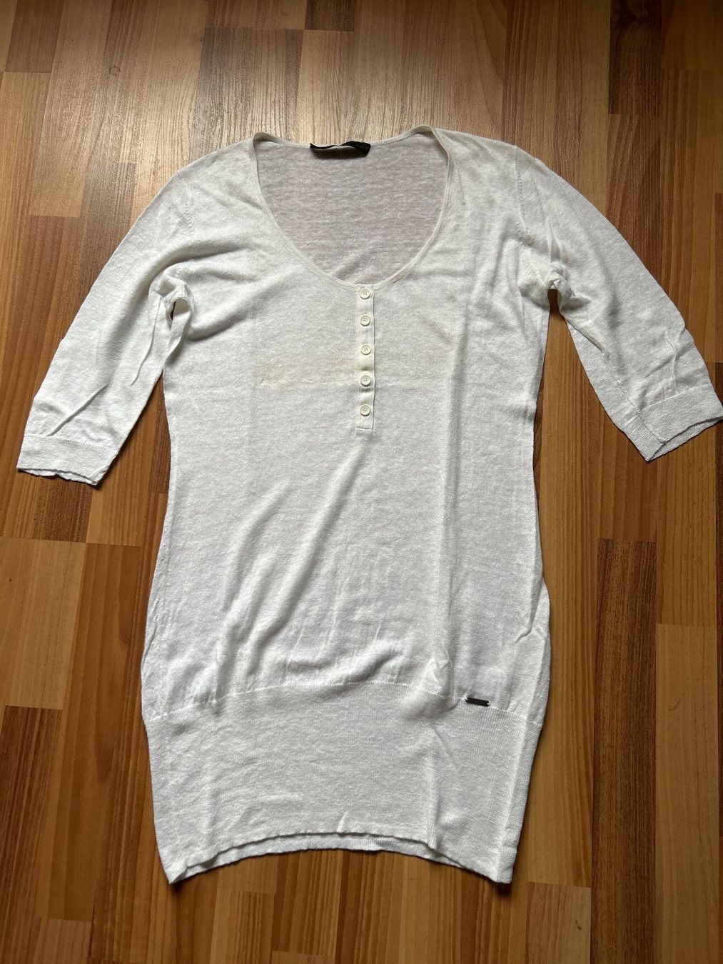 Maglioni & Felpe: Sommerliche 3/4-Ärmel Pullover, weiss, Grösse 40 – Usato da Villnachern venduto da RicardoMary