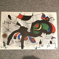 Juan Miro - Lithographie aus Miro Katalog / Fondation Maeght