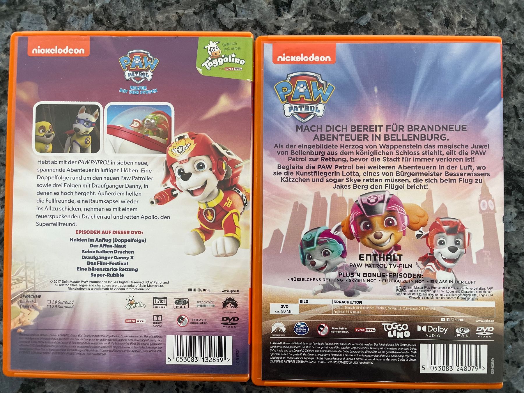 Tutti i DVDs: Paw Patrol - 2 DVDs – Usato da Aarau Rohr venduto da Rokazo 1