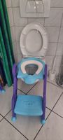 Toilettentrainer mit Treppe blau lila guter Zustand