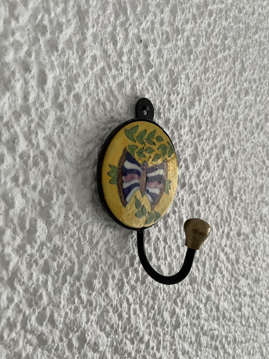 Tutte le decorazioni: Wandhaken mit Keramikbild / Schmetterling – Usato da Wetzikon ZH venduto da seli03 1