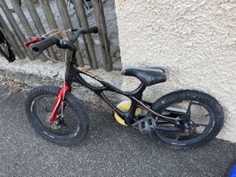 Kinderfahrrad Toclado schwarz rot 16 Zoll gebraucht