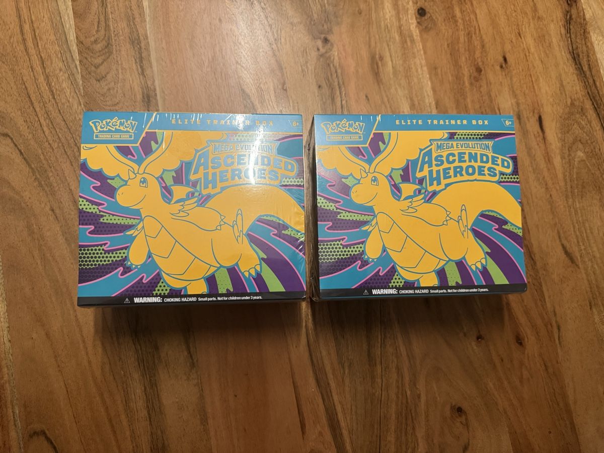 Pokémon Carte collezionabili: Pokémon 2x Ascended Heroes ETB - Englisch & Sealed – Nuovo e nell'imballaggio originale da Zürich venduto da mbu_z9ch