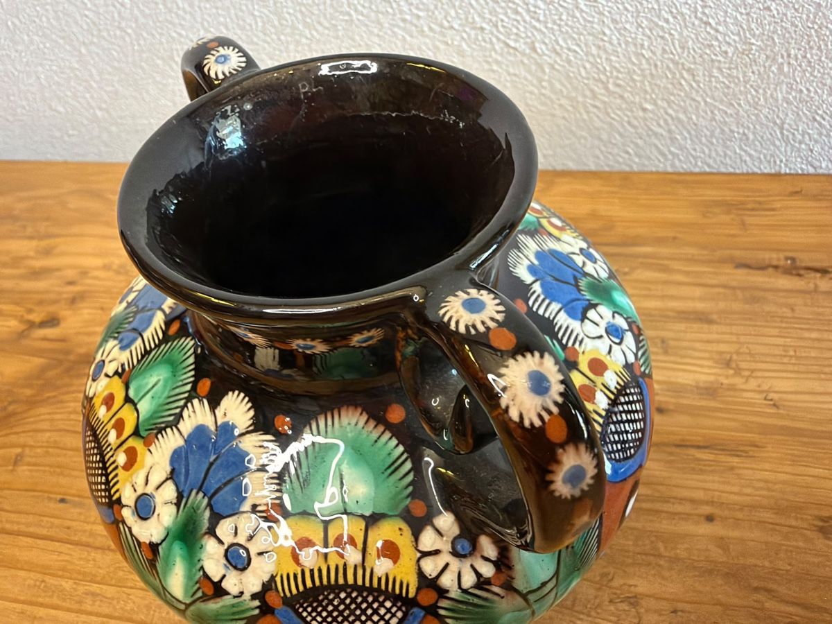 Vasi & Recipienti: Alte Thun Keramik Krug mit Eulen – Usato da Lamone venduto da Birth-Gramm-Antiques 2