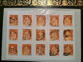 Anciens timbres 1917 Suisse - Zumstein 140