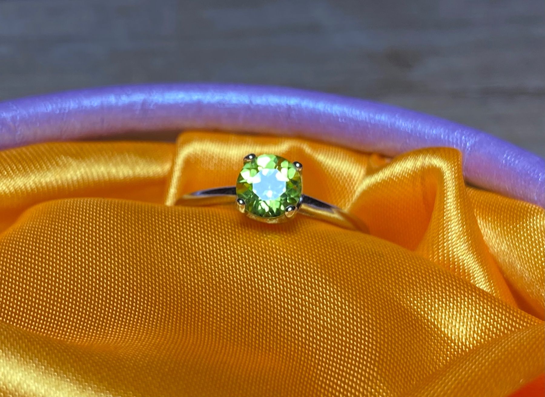 Ringe: Peridot Ring Silber 925 vergoldet 💎✨ – Neu und originalverpackt aus Laax GR von Kiki-Kingdom2 1
