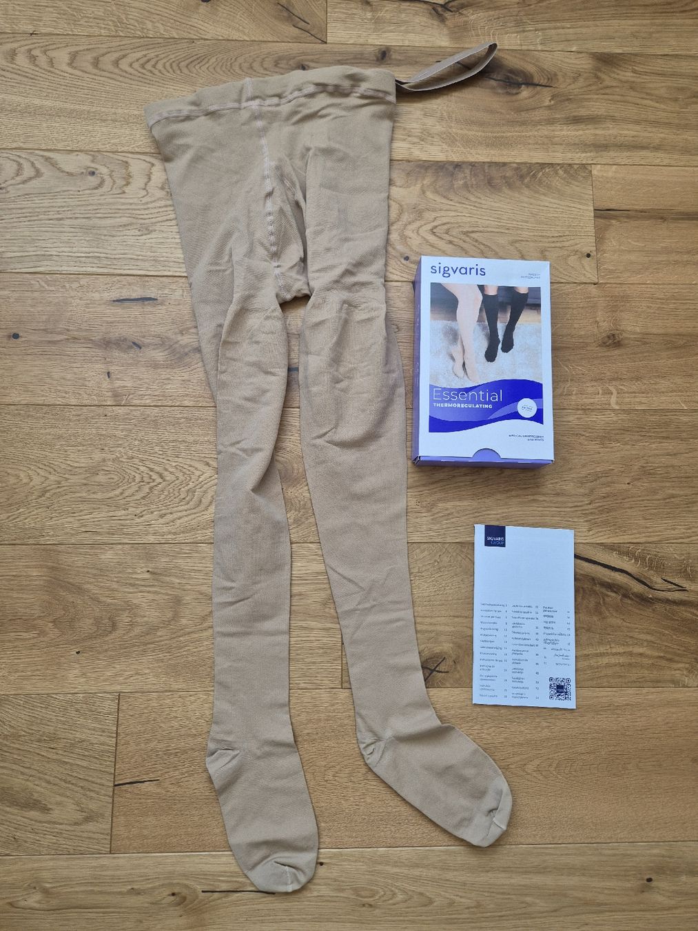Sigvaris Calze & Collant: Sigvaris Essential Kompressionsstrümpfe Thermoregulating – Nuovo (secondo la descrizione) da Winterthur venduto da Gizmo01101986 1