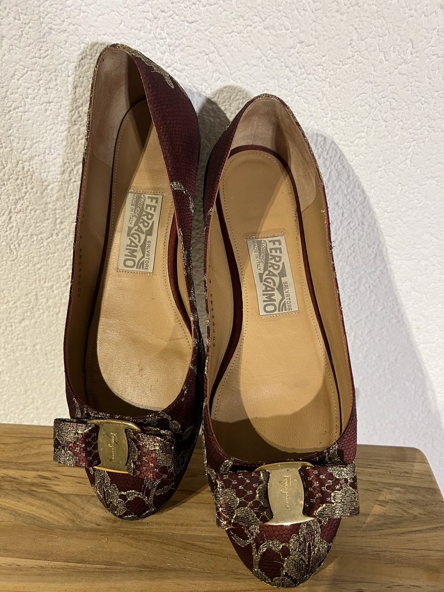 Salvatore Ferragamo Damenschuhe: Ballerines Savatore Ferragamo – Gebraucht aus St-Pierre-Clages von ste_xk6p 1