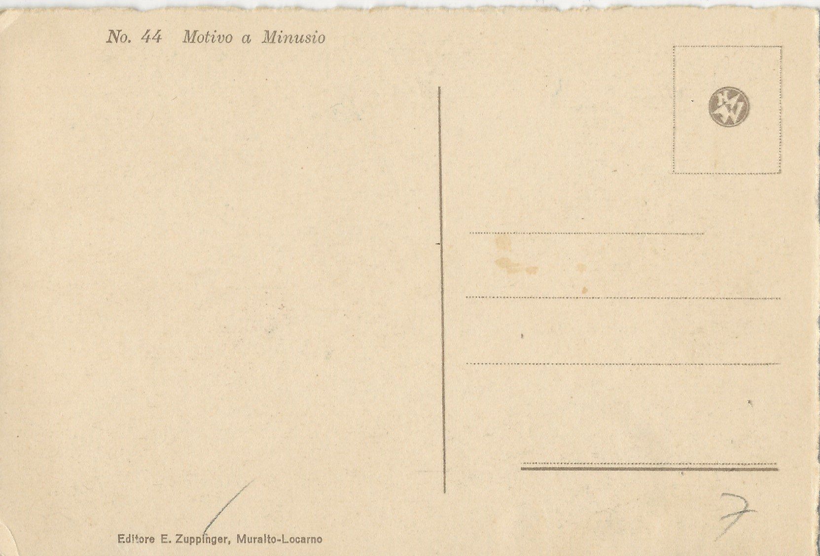 Cartoline postali: Minusio,Künstler,Zuppinger – Usato da Frauenfeld venduto da Merk52 1