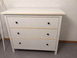 Kommode weiss 3 Schubladen IKEA Hemnes