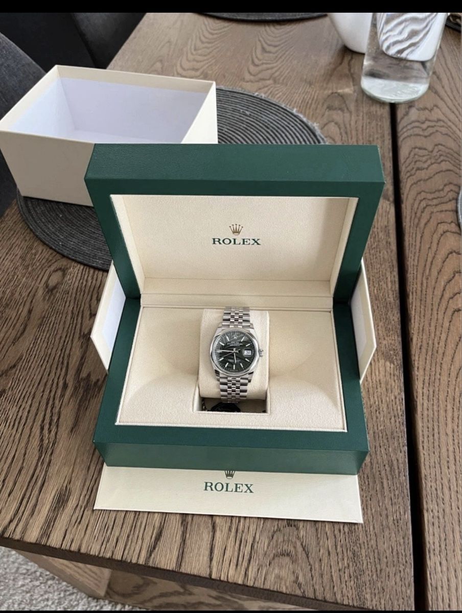 Rolex Uhren: Rolex Datejust Mint Green 36mm – Gebraucht aus Hittnau von hsynaslan