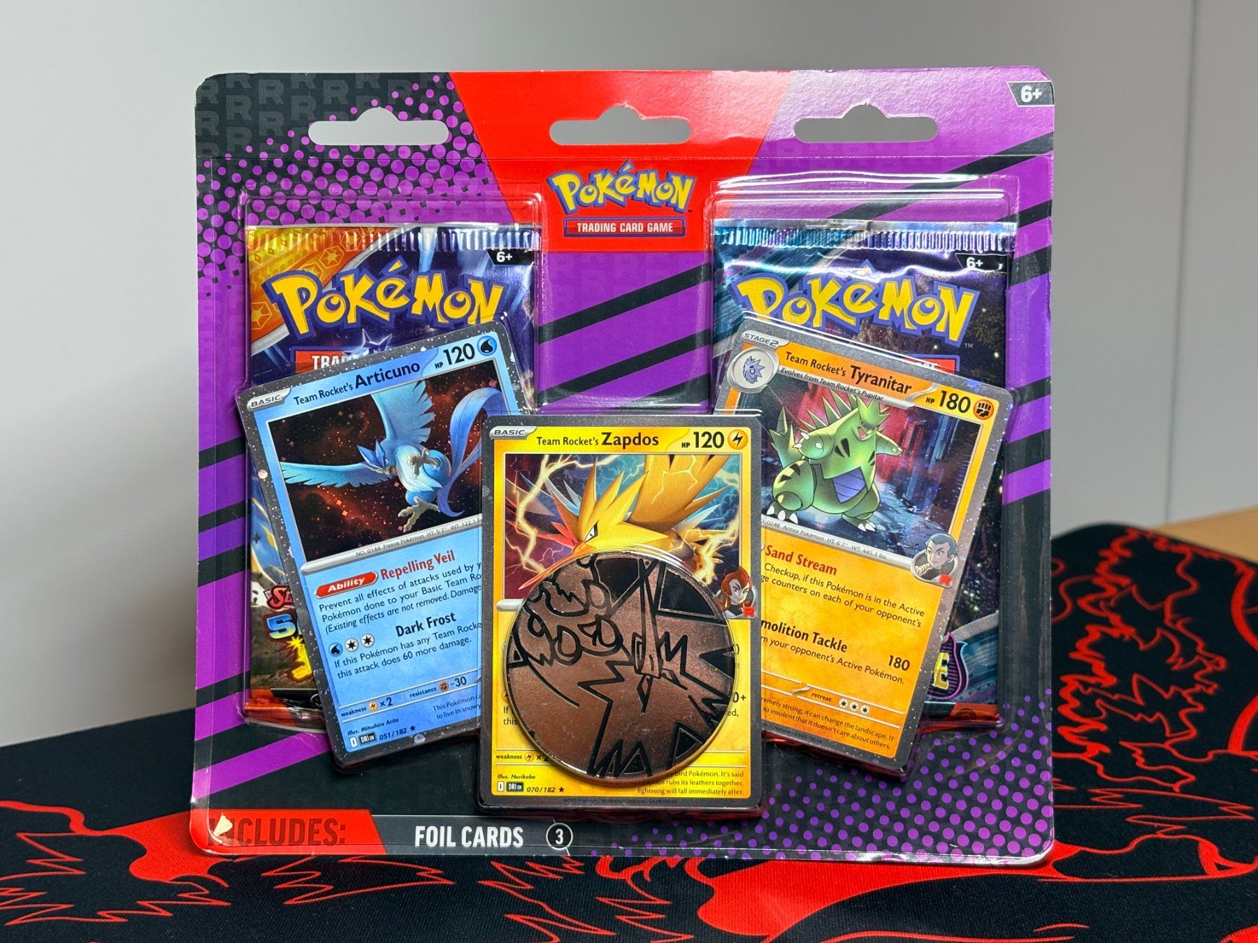 Pokémon Carte collezionabili: Pokémon Team Rocket's Zapdos, Articuno & Tyranitar 2-Pack – Nuovo e nell'imballaggio originale da Olten venduto da p1xx3l